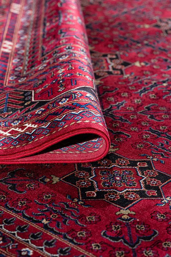 Burj 8731BU Bordo - Makine Halısı