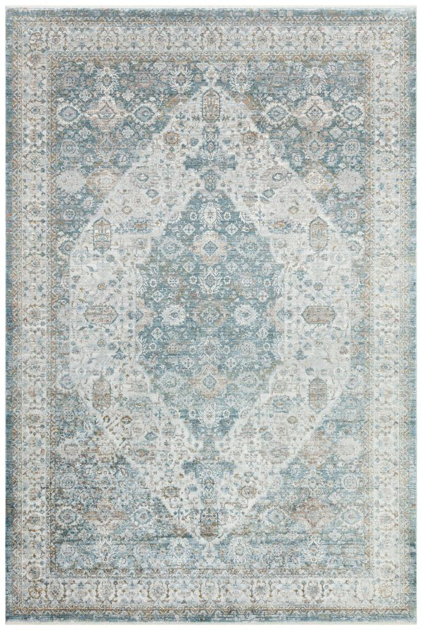 Heriz 8215 Mavi - Makine Halısı
